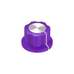 6.4mm Shaft Hole Potentiometer Control Rotary Knobs Effect Pedal Knobs Purple