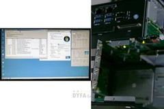 ADLINK used MXC-6323D(G) Industrial Fanless Computer Working ELEC-I-3034=9M17