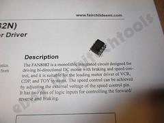 (Qty 5) Fairchild FAN8082 bi-directional DC motor driver