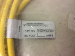 Woodhead Brad Harrison 703000A13F120 Micro Change Cordset 3 Pin Female Straight