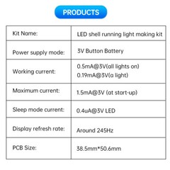 DIY LED Flow Flash Light Production Kit DIY Electronic Soldering Practice Kits