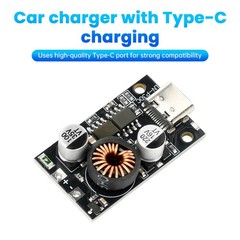 5/10pcs DC10-30V 30W Power Fast Charging Module Car Charger Type-C PD 3.0 QC 3.0
