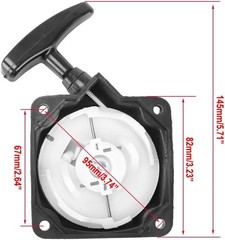 Pull Starter Replace for 33cc 43cc 47cc 49cc 50cc Engine Pocket Bike Gas Scooter