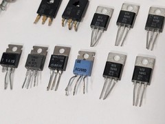Lot of Assorted Semiconductor, Transistors, ERS ERS-123-AP, NTE5626, More