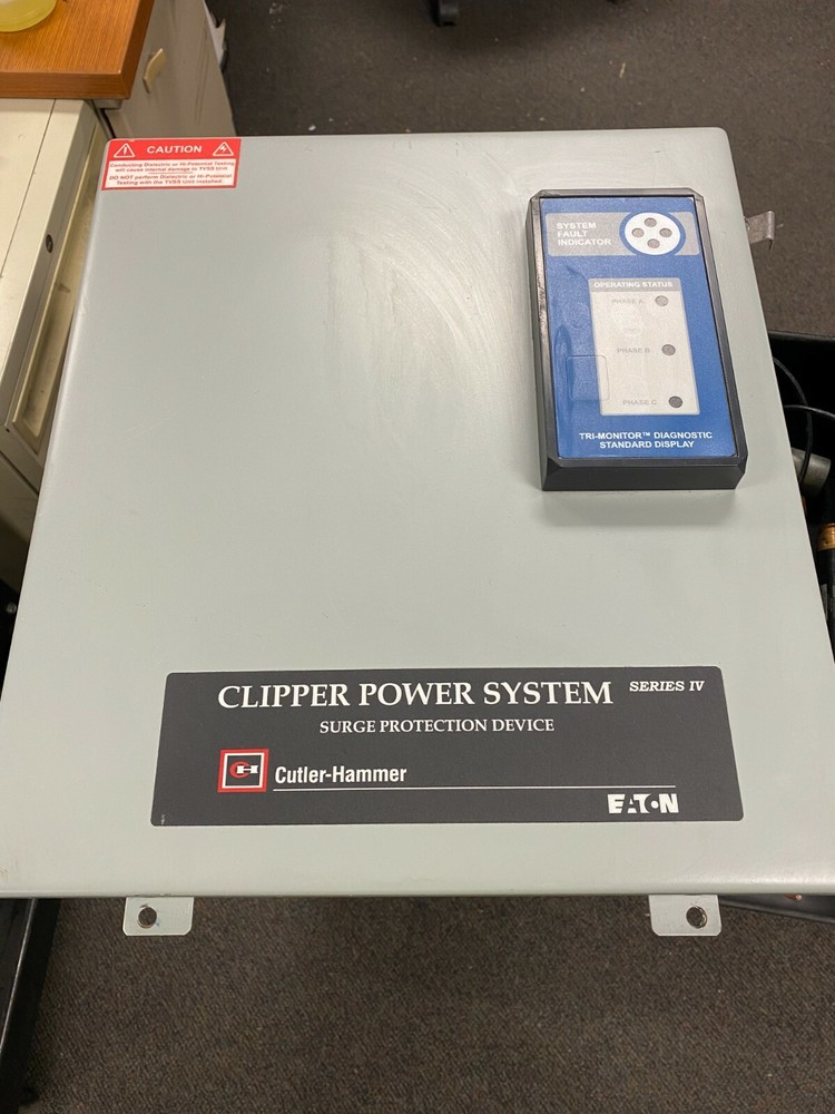 👀 CUTLER HAMMER TRANSIENT VOLTAGE SURGE SUPPRESSOR 3PH 4W CPSS2CH208YSDRSX
