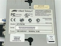 Allied Telesyn AT-FS708 ATFS708 Ethernet Switch 8-Port Fast Shipping!!!
