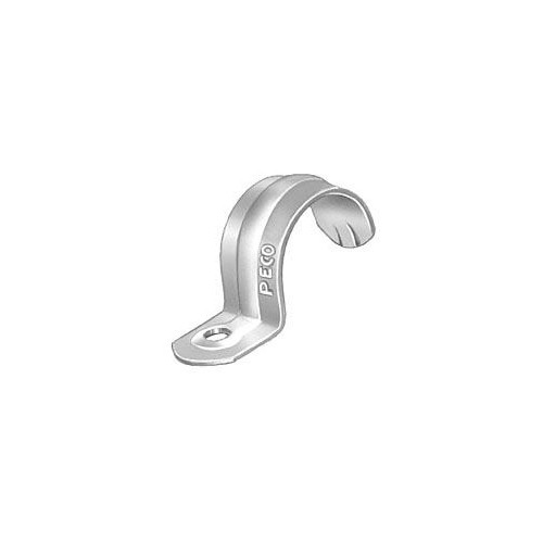 PECO 185-S, Conduit Strap, 2″, Steel, 1-Hole, Conduit Strap, 2pcs