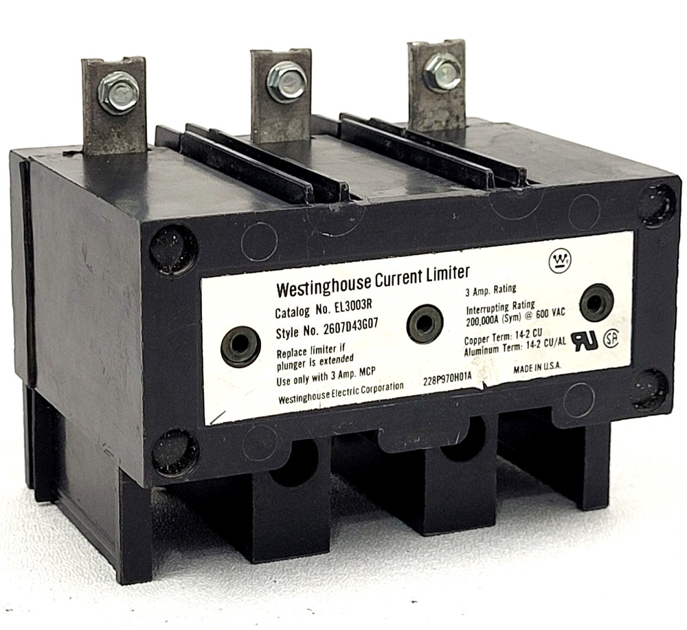 EL3003R Westinghouse 3A 600VAC Current Limiter – Next Day Option