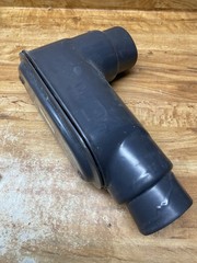 Plasti-Bond Insulated Conduit 2-1/2″ RedH2O 90 Degree, Pull Fitting Opening