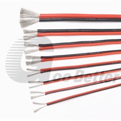 Flexible Soft Silicone Cable Wire Red & Black 8/10/12/14/16/18/20/22/24/26/30AWG