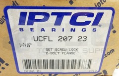 NEW IPTCI UCFL 207 23 2-BOLT FLANGE BEARING SET SCREW LOCK 1-7/16″ID
