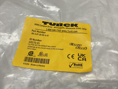 Turck RK 4.4T-20-RS 4.4T Eurofast Double Ended Cordset 4-Pin M12 20m U2172-21