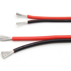 Twin Cable Silicone Flexible 8/10/12/14/16/18/20/24/26/28AWG Wire High Temp