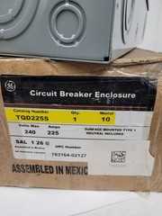 TQD225S GE 225 Amp Enclosure 240V Indoor Type 1 – Next Day Option – NEW