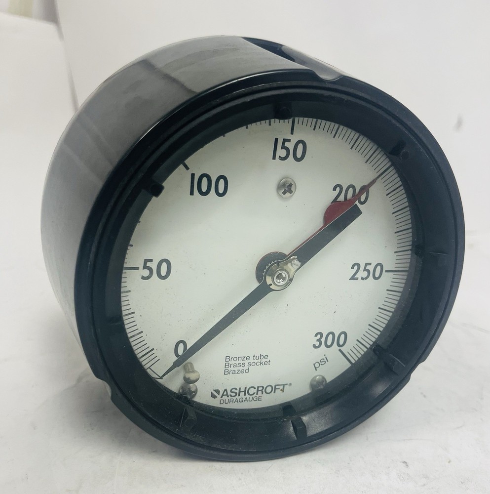 ASHCROFT NO. 45-1279-AS GAUGE 4.5INCH 0-300PSI