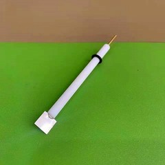 1Pc Purity 99.99% Pt Platinum Electrode Platinum Plate Electrode PTFE Rod 6x80mm