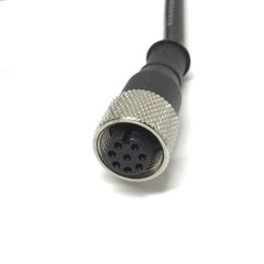 Banner MQDC2S-806 Single-Ended Cordset Cable, M12 8-Pin Connector, 6ft Long