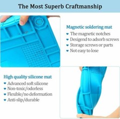 DESKTOP RUBBER ESD ANTI-STATIC HI-TEMP GROUNDING MAT FOR ELECTRONICS REPAIR 16