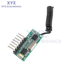 315MHz RF Module Receiver Remote Control 4-Way Learning Decoder Board DC3.3~5V