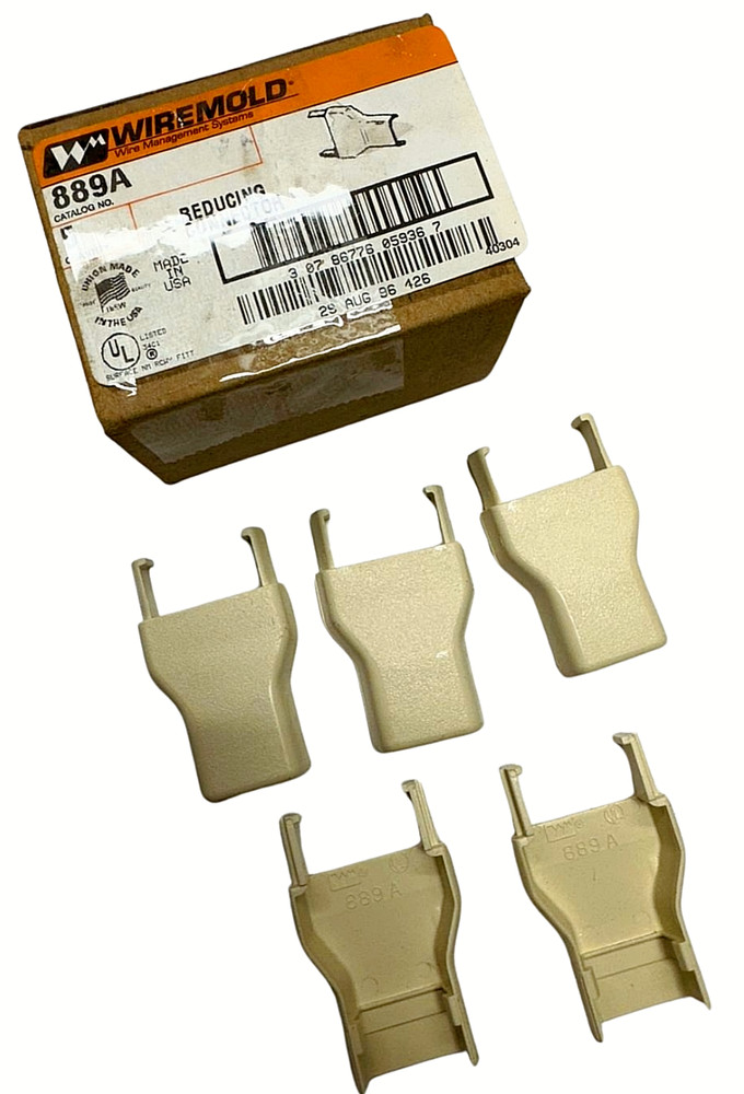 (Box of 5) Wiremold 889A Ivory NM Reducing Connector 800 Series *Free Shipping*