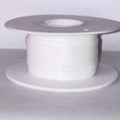 Ico-Rally STT-26 Size 26 “Thin-Wall” White Teflon Tubing 100 ft. Spool