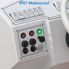 12mm 12 24V LED Indicator Light IP67 Waterproof Indicator Light Pilot Dash Head