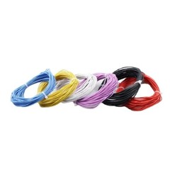 UL3135 10AWG~30AWG Silicone Rubber Cable Tinned Copper Wire High Temp 4-Colors