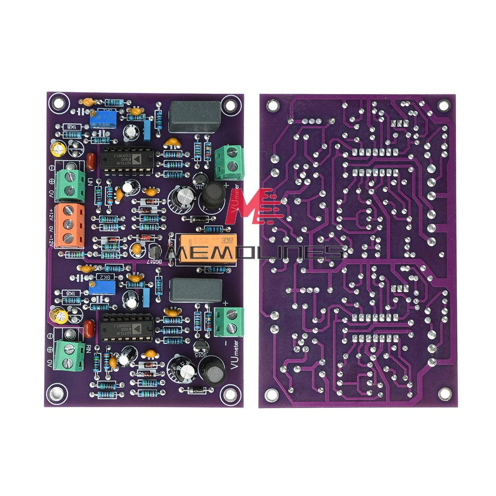 DC12-15V Positive&Negative Power Supply Professional VU Meter Head Driver Board