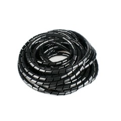 Flexible Cable Spiral Wrap Band φ4mm-30mm Cable Protection Sleeve Black White