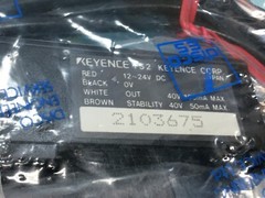 KEYENCE FS2-60 SENSOR LEVEL AMP WATER TRACK, 190332