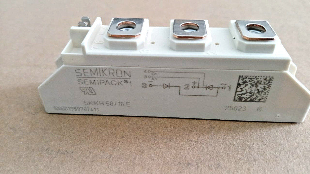 6PCS LOT-SEMIKRON SKKH58/16E IGBT Module 55A/1600V- Brand New