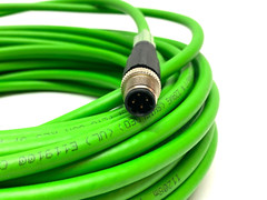 ABB 3HAC031924-002 ProfiNet Double Ended Cordset 4 Pin Male To Female 15m Length