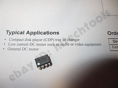 (Qty 5) Fairchild FAN8082 bi-directional DC motor driver