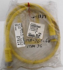 Woodhead 114020A01F0301 4-Pin 3′ Male to Female Connectors