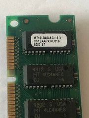 4LC4M4E8 Memory mt16ld464ag-6x #F6
