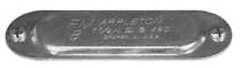 Appleton 280, Conduit Outlet Body Cover, 3/4 Form 8 Steel Cover, 1 PC