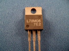 8V/500mA TO-220 Regulator L78M08,New, Qty.2