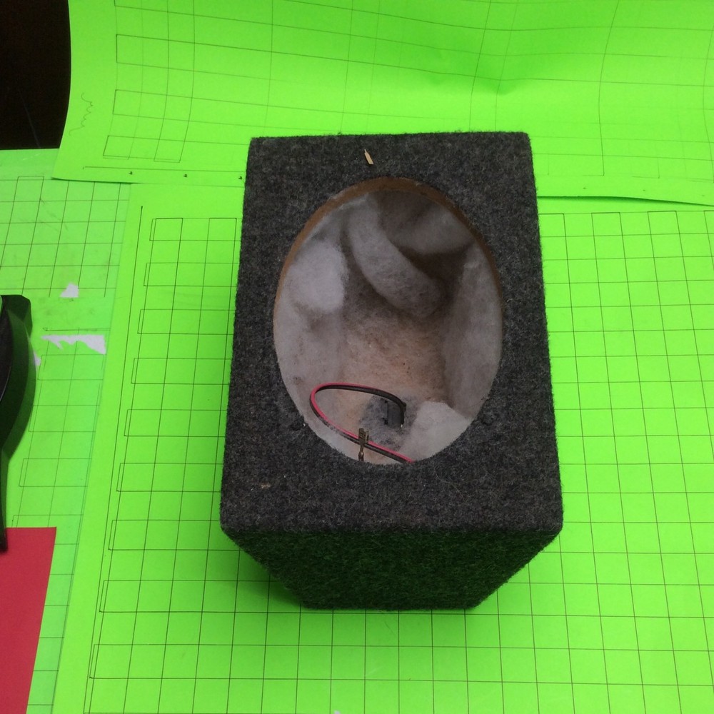 Automotive Felted 6X9 Speaker Enclosure Part (Single)