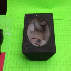 Automotive Felted 6X9 Speaker Enclosure Part (Single)