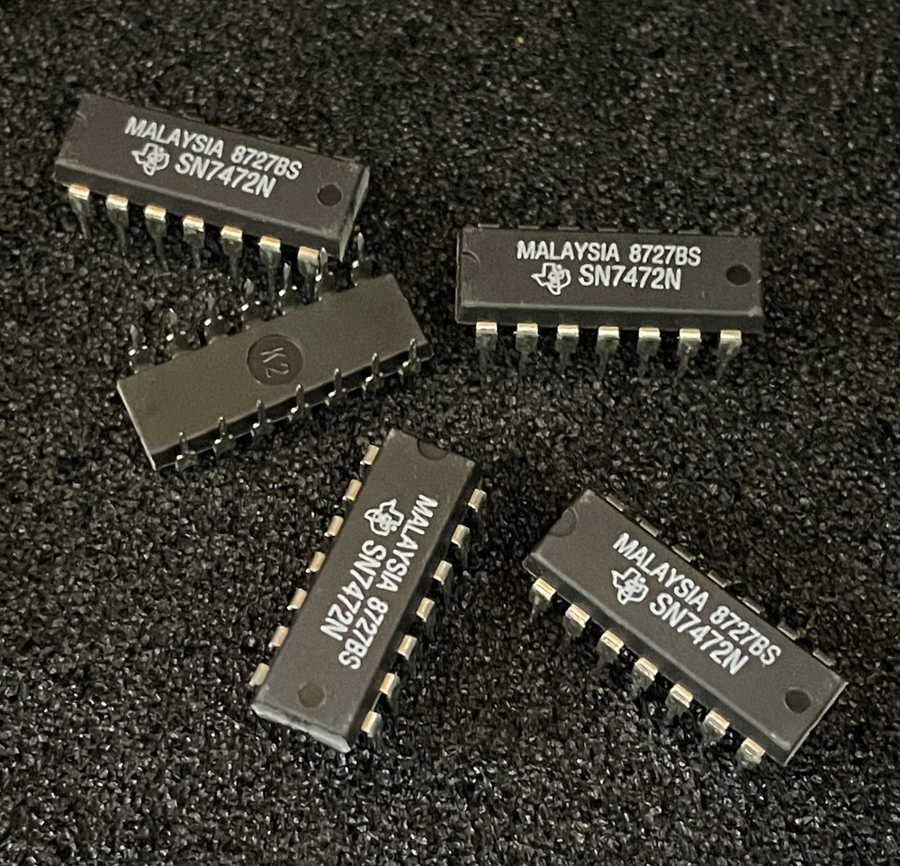 5pc T.I. SN7472N Integrated Circuit Plastic Package **NOS