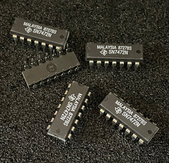 5pc T.I. SN7472N Integrated Circuit Plastic Package **NOS