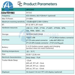 HelTec AutoMation Node T114 LoRa Development Board nRF52840 SX1262 Module Type-C
