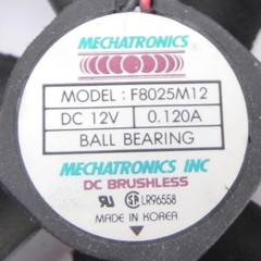 Mechatronics DC 12V Brushless Fan (Lot of 3)