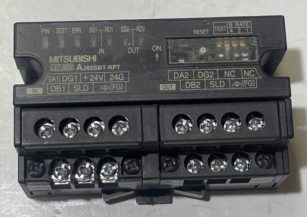 Mitsubishi AJ65SBT-RPT Repeater Unit CC-Link 24VDC Max Power 1.5W