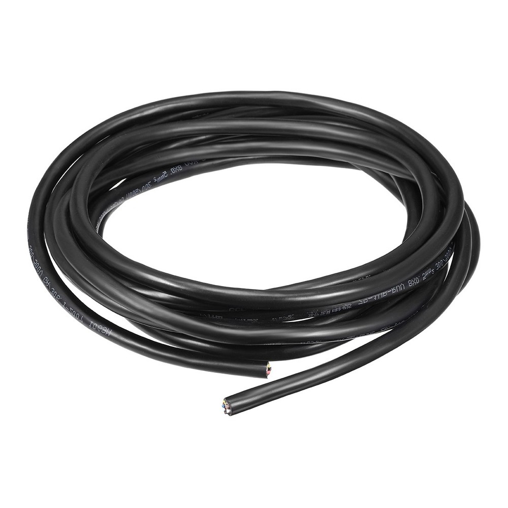 RVV Wire Cable Extension Cord Copper Wire Conductor 7 Core 18 AWG 9.8ft 3 M
