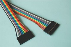 10 Pcs 20cm ( 7.9″ ) Length Dupont Wire Cable 10p 10p Pin Header 2.54mm Pitch