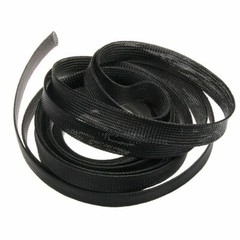 10/5M Black Expandable Wire Cable Sleeving Sheathing Braided Loom Tubing