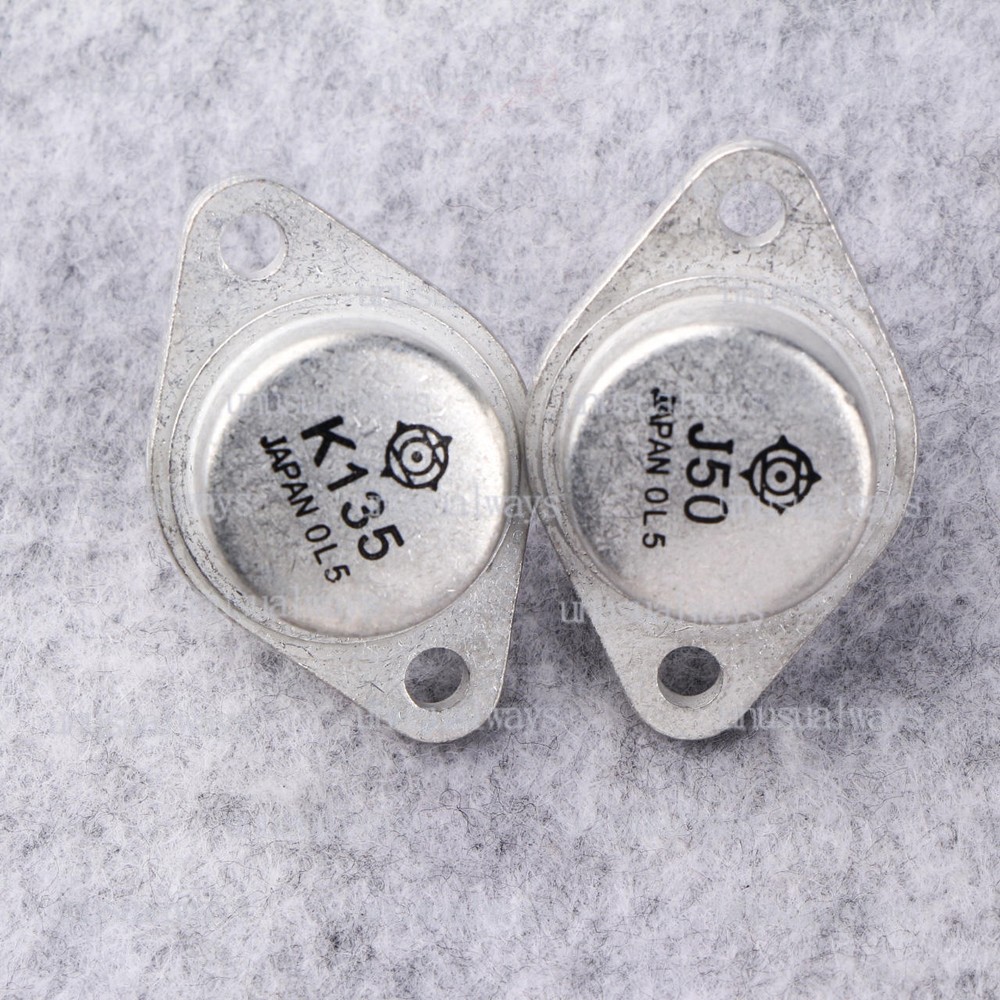 1pairs NEW HITACHI Transistor TO-3 2SJ50+2SK135 J50+K135