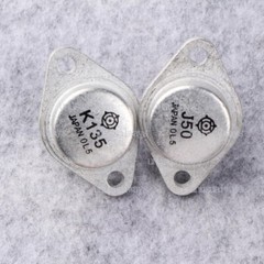 1pairs NEW HITACHI Transistor TO-3 2SJ50+2SK135 J50+K135