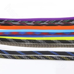 PET Nylon Braided Sleeve Tube 8 mm Width Audio Car Cable Wire Sleeving Sheath